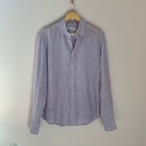 Frank and Eileen Barry Striped 2ply cotton Shirt